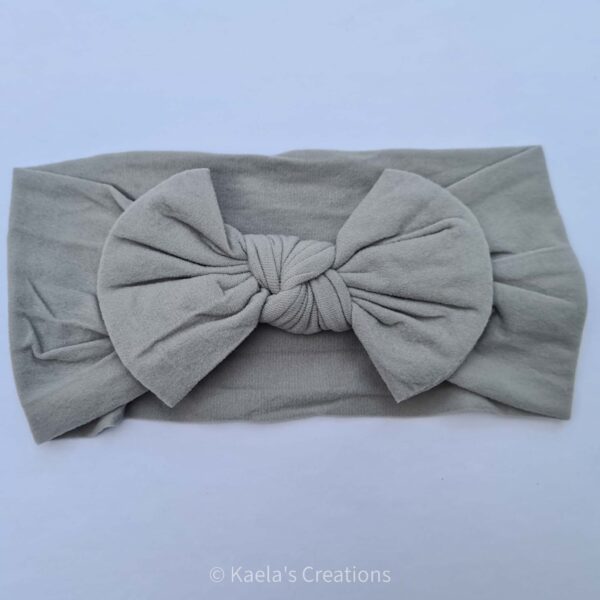 Super soft Nylon Headband grey