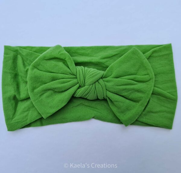 Super soft Nylon Headband green