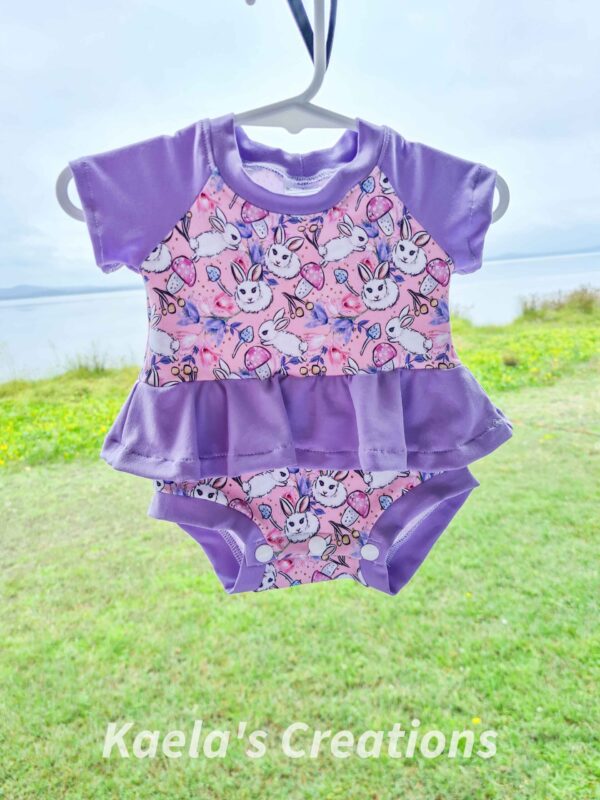 Size 000 - Romper with peplum