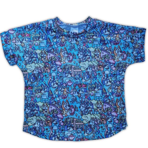 Grow With Me shirt - 1-3 years - Blue pups