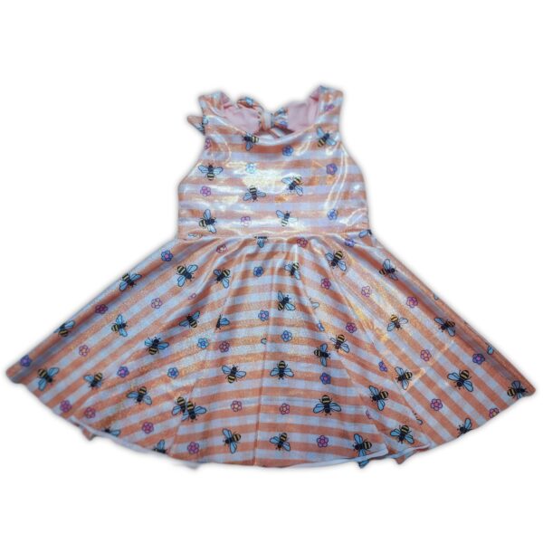 Size 4 Dress - Tie back - Full Circle - Bees