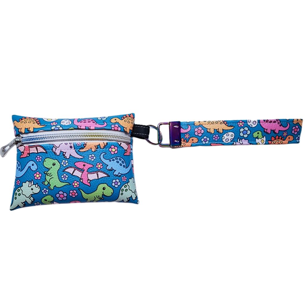 Bubblegum pouch with Wristlet