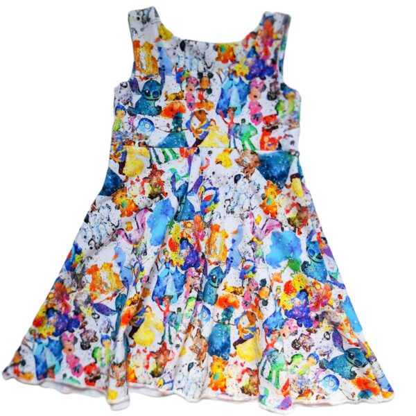 Dress - Grow With Me size 1-3 - Half Circle skirt