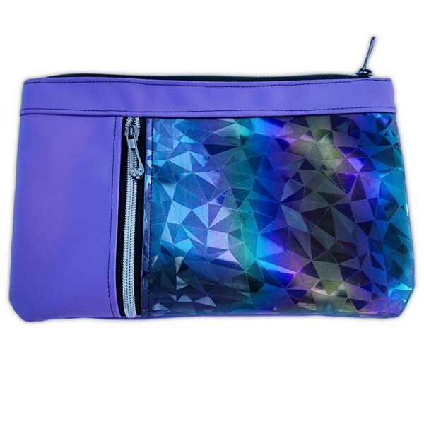 Zippy Clutch - Purple Multi