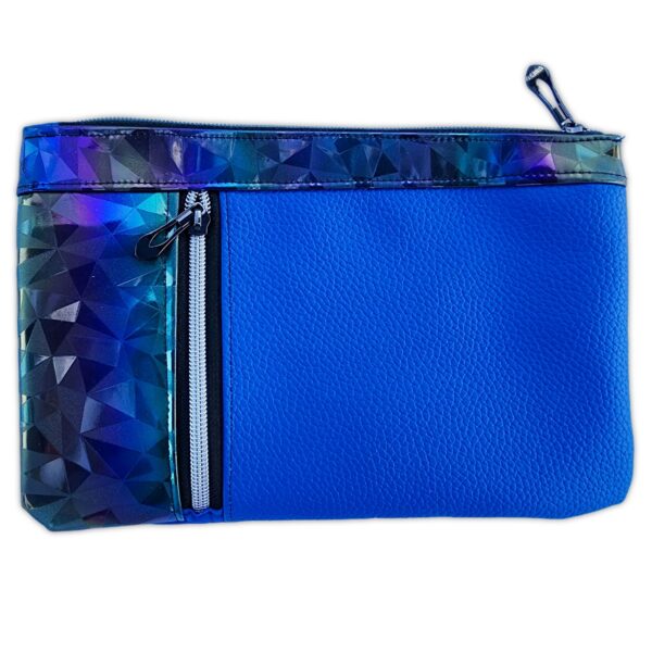 Zippy Clutch - Blue Multi